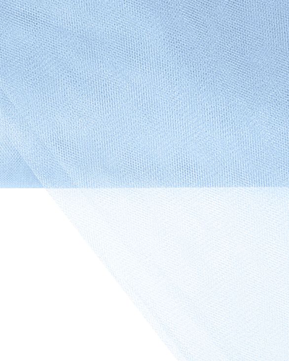 Фатин в рулоне средней жесткости (небесный) FKN-26-roll