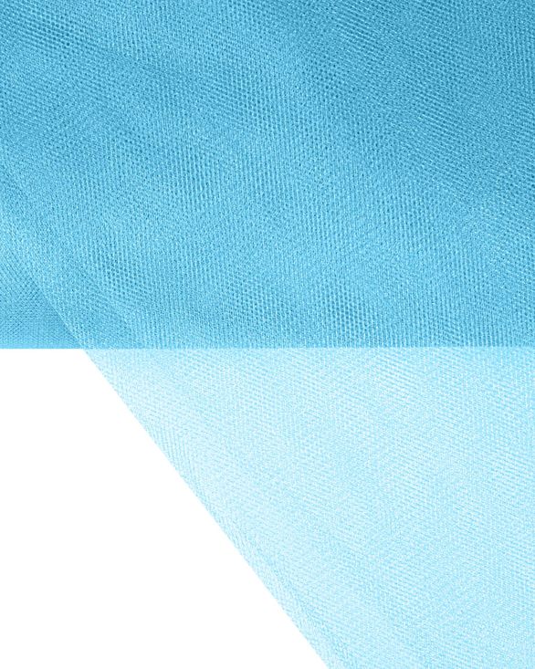 Фатин в рулоне средней жесткости (бирюзово-голубой) FKN-27-roll