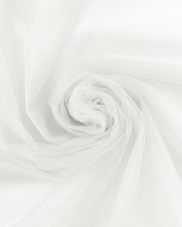 Фатин в рулоне средней жесткости (кремово-белый) FKN-3-roll