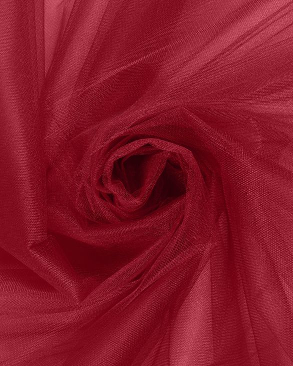 Фатин в рулоне средней жесткости (рубиновый) FKN-100-roll