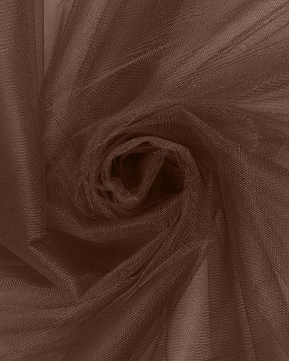 Фатин в рулоне средней жесткости (светло-коричневый) FKN-49-roll