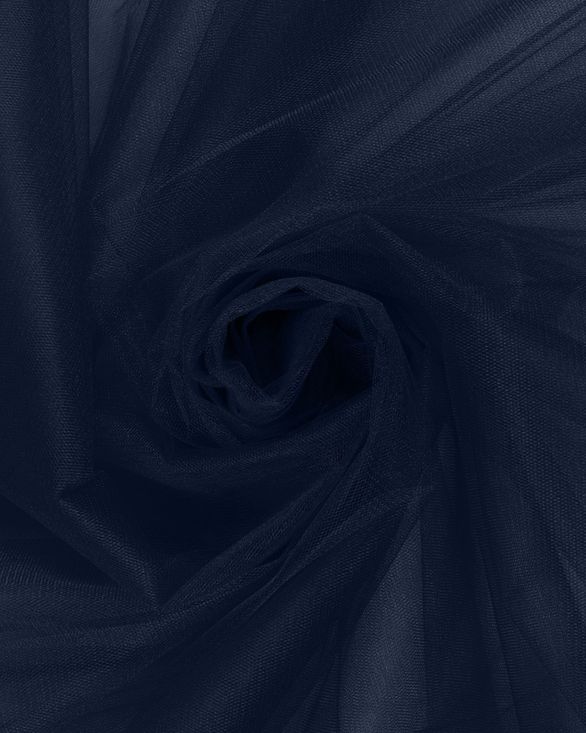 Фатин в рулоне средней жесткости (темно-синий) FKN-51-roll