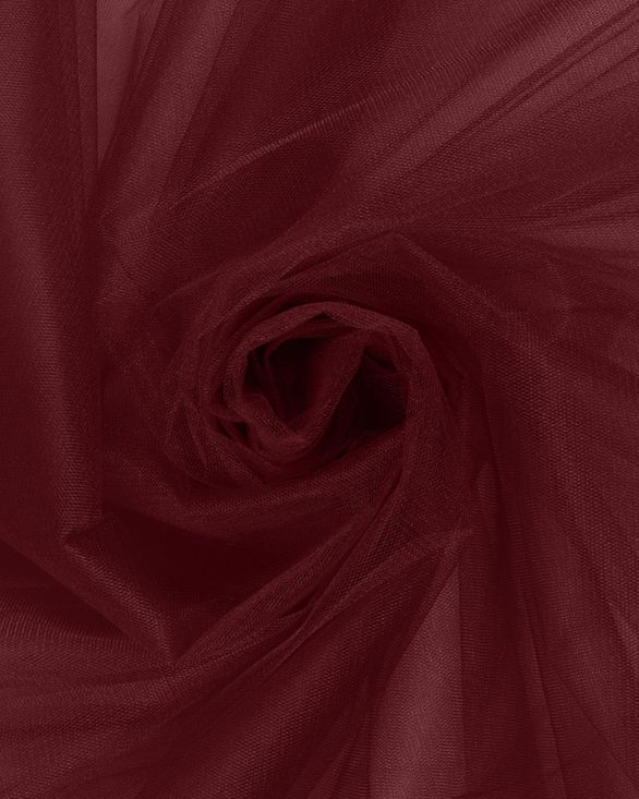 Фатин в рулоне средней жесткости (бордовый) FKN-55-roll