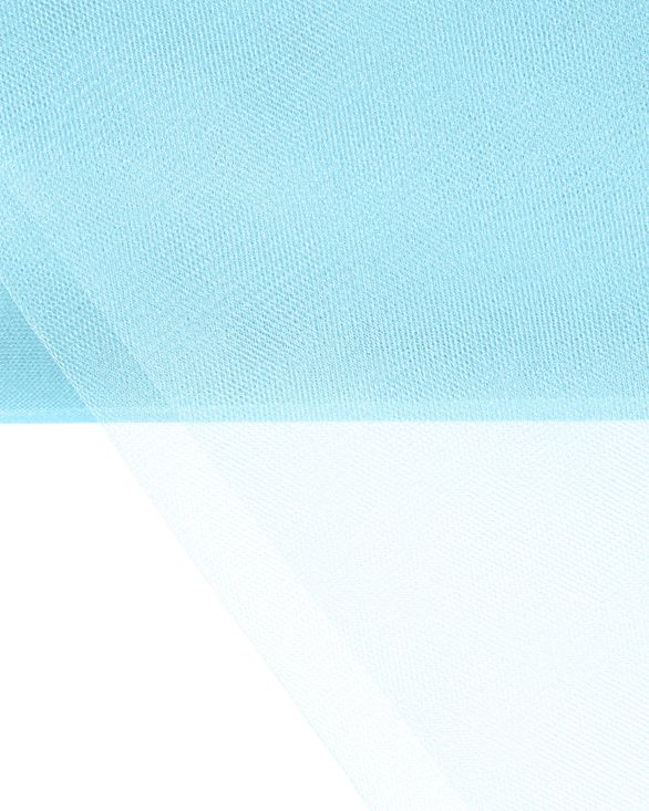 Фатин в рулоне средней жесткости (нежно голубой) FKN-67-roll