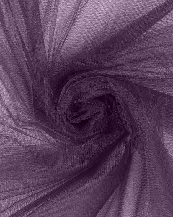 Фатин в рулоне средней жесткости (тускло-сиреневый) FKN-114-roll