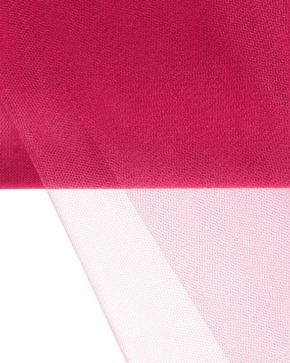 Фатин в рулоне средней жесткости (малиновый) FKN-120-roll