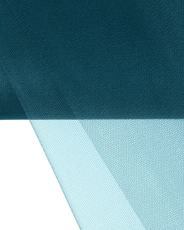 Фатин в рулоне средней жесткости (темно-бирюзовый) FKN-122-roll