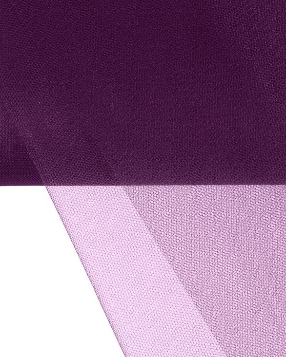 Фатин в рулоне средней жесткости (темная слива) FKN-125-roll